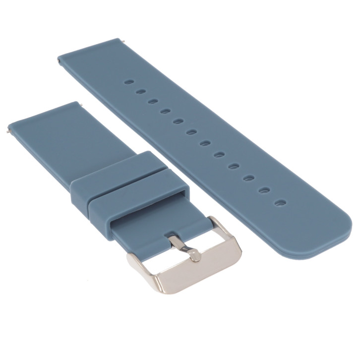 PASEK DO ZEGARKA 24 mm DILOY SBR40.05.24 SILIKON NIEBIESKI