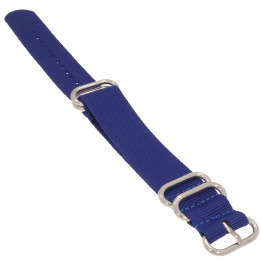 PASEK DO ZEGARKA 22 mm DILOY 409.05.22 PARCIANY NIEBIESKI