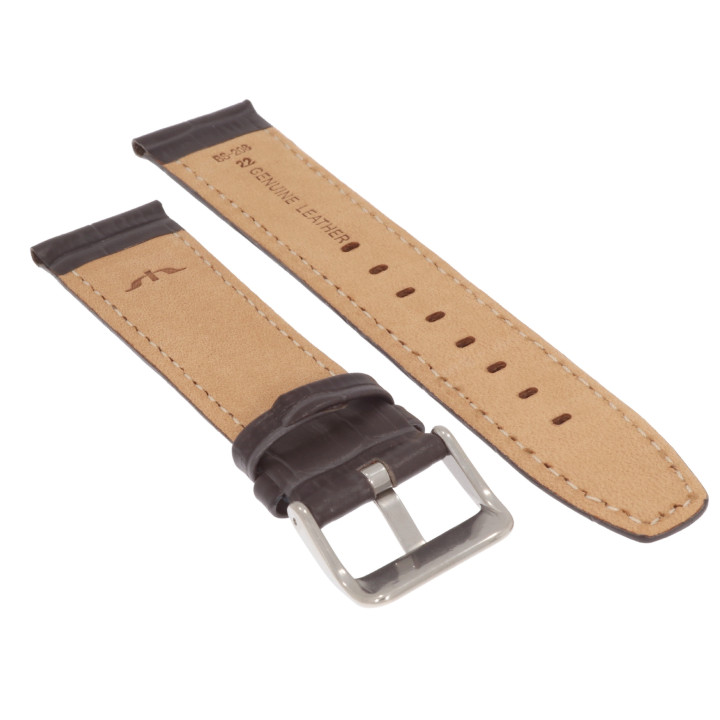PASEK DO ZEGARKA 22 mm BISSET BS208 GRAFITOWY