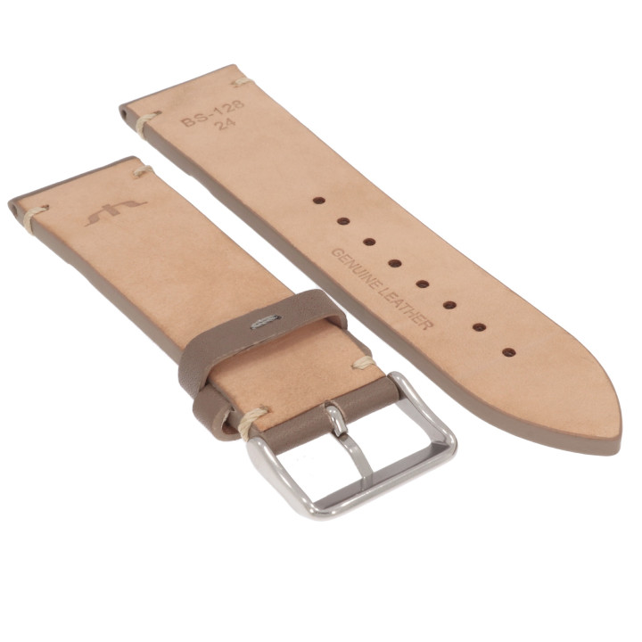 PASEK DO ZEGARKA 24 mm BISSET BS128 BEŻOWY