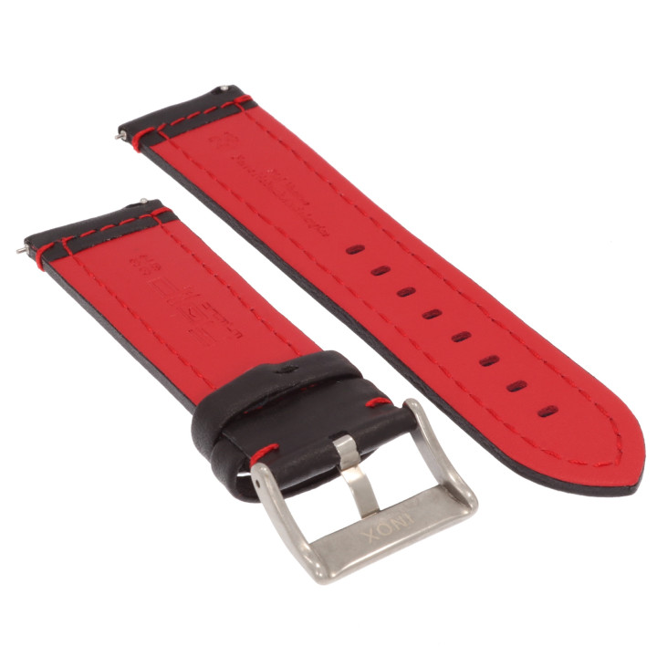 PASEK DO ZEGARKA 24 mm DILOY 393.53.24 CZARNY