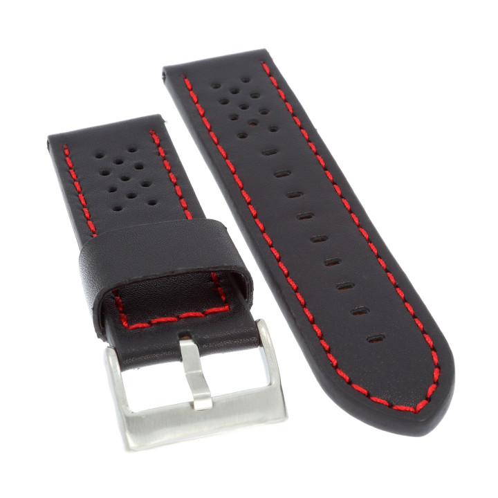 PASEK DO ZEGARKA 24 mm DILOY 398.53.24 CZARNY