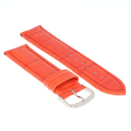 PASEK DO ZEGARKA 22 mm DILOY P262.22.14 POMARAŃCZOWY
