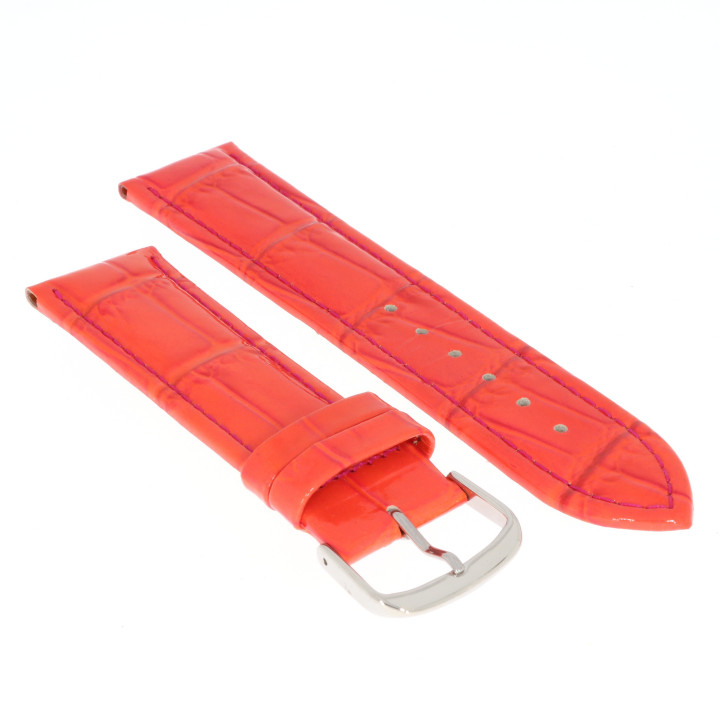 PASEK DO ZEGARKA 22 mm DILOY P262.14.22 (1) POMARAŃCZOWY