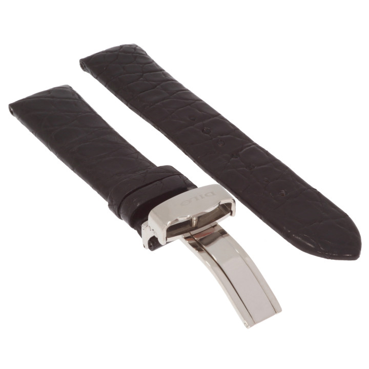 PASEK DO ZEGARKA 20 mm DILOY P349.20.1 CZARNY