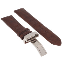 PASEK DO ZEGARKA 20 mm DILOY P349.20.2 BRĄZOWY CIEMNY
