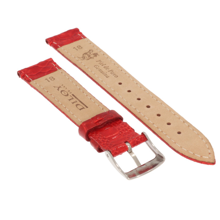 PASEK DO ZEGARKA 18 mm DILOY 364.18.4 CZERWONY