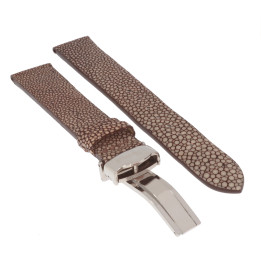 PASEK DO ZEGARKA 18 mm DILOY P346.18.2 BRĄZOWY