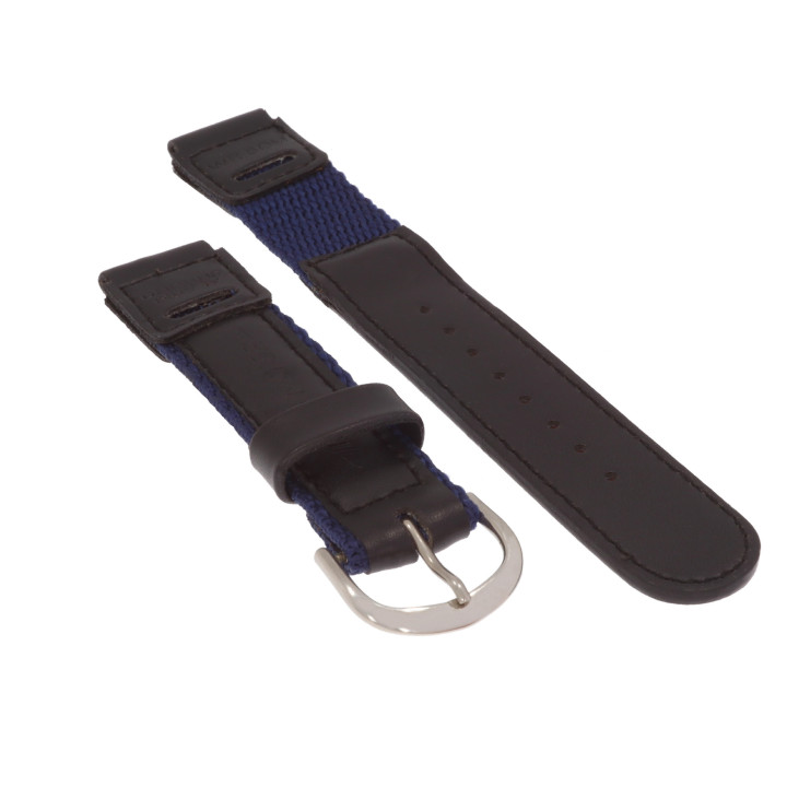 PASEK DO ZEGARKA 16 mm DILOY LK108.16.1.5 CZARNO-GRANATOWY