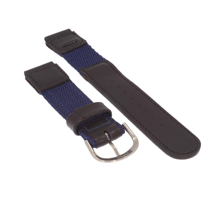 PASEK DO ZEGARKA 16 mm DILOY LK108.16.1.5 CZARNO-GRANATOWY