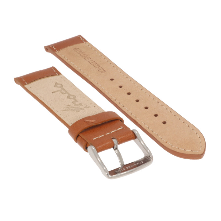 PASEK DO ZEGARKA 22 mm NODO N1408 JASNY BRĄZOWY