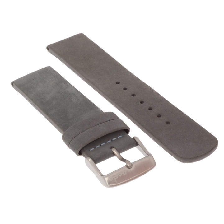 PASEK DO ZEGARKA 22 mm NODO N1415 SZARY NUBUK