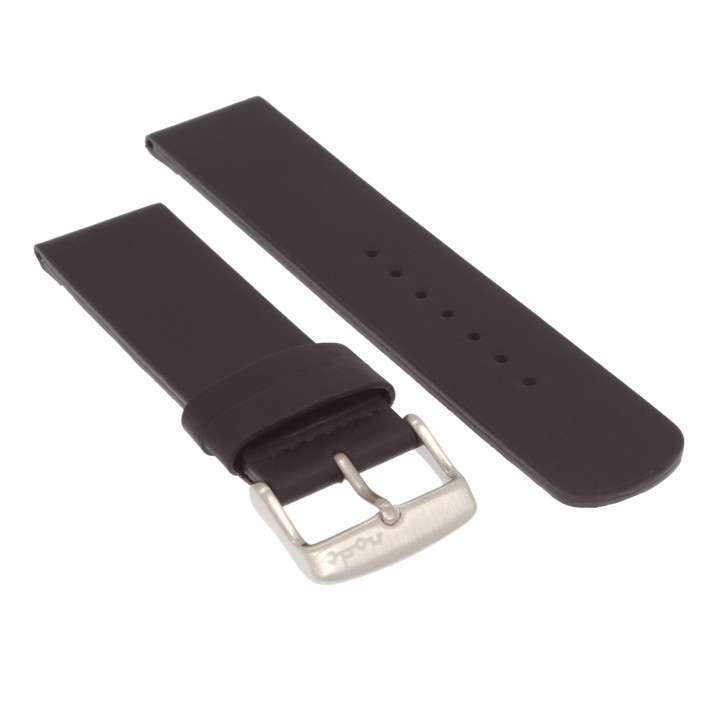 PASEK DO ZEGARKA 22 mm NODO N1411 CZARNY NUBUK