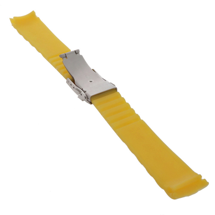 PASEK DO ZEGARKA 18 mm DILOY SBR23.18.10 SILIKON ŻÓŁTY