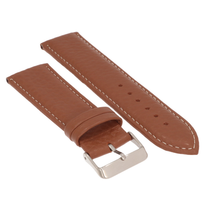 PASEK DO ZEGARKA 24 mm DILOY P206.24.3 BRĄZOWY