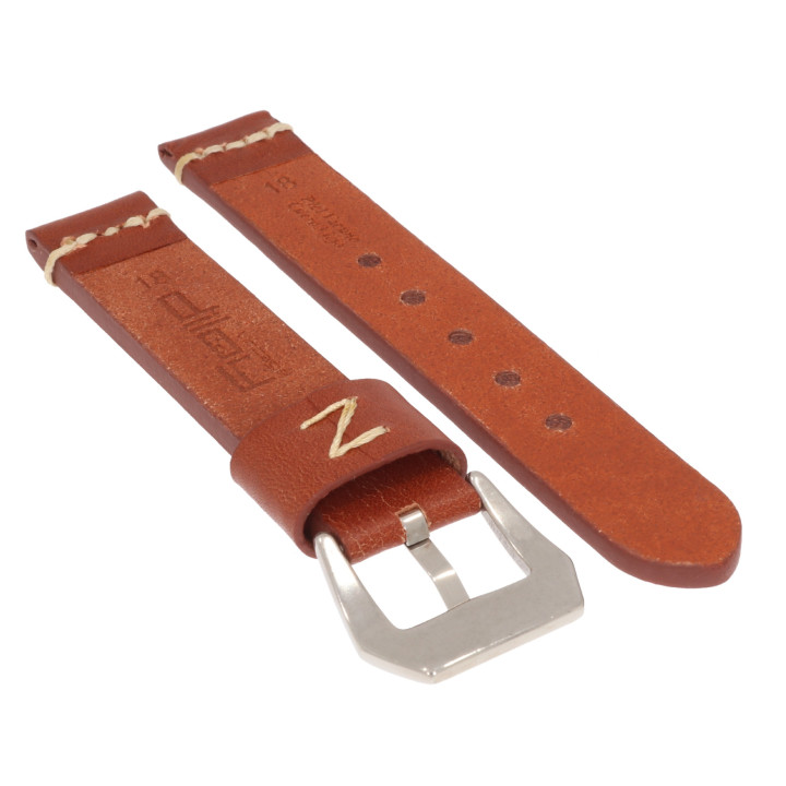 PASEK DO ZEGARKA 18 mm DILOY 392.18.8 (1) BRĄZOWY