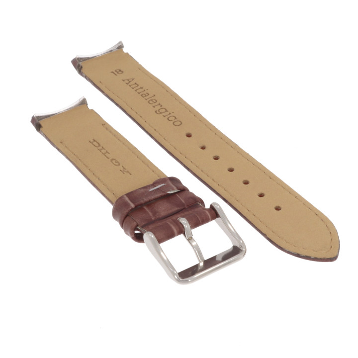 PASEK DO ZEGARKA 18 mm DILOY P265.18.7 BRĄZOWY