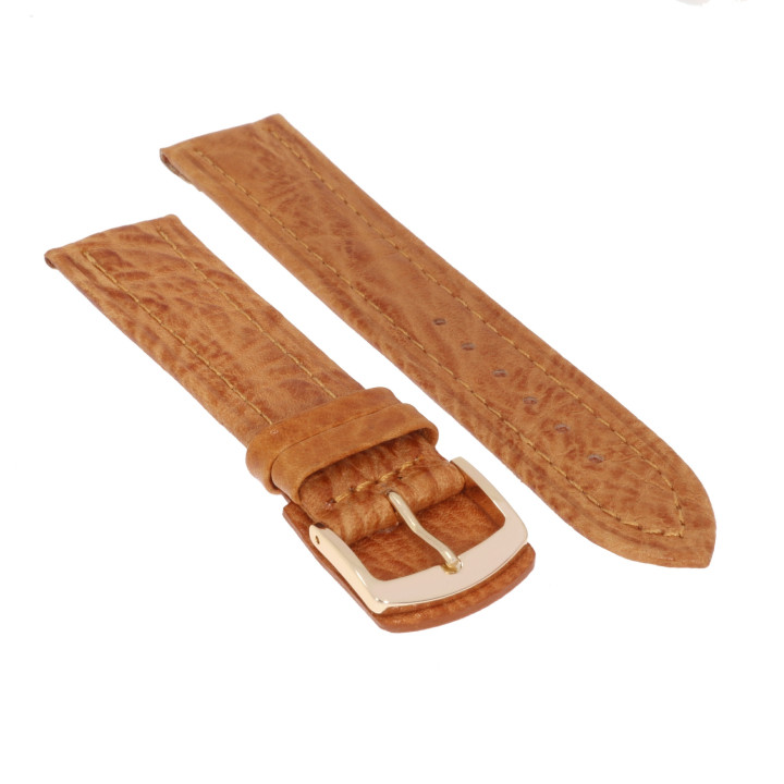 PASEK DO ZEGARKA 20 mm DILOY P188.10.20 JASNY BRĄZOWY