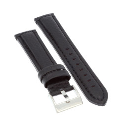 PASEK DO ZEGARKA 22 mm DILOY 394.01.22 CZARNY