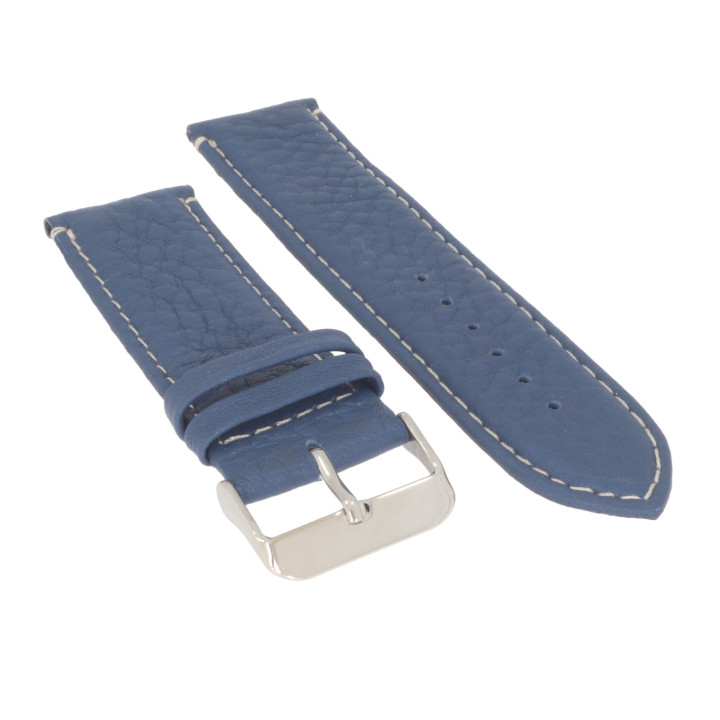 PASEK DO ZEGARKA 24 mm DILOY P206.24.5 GRANATOWY