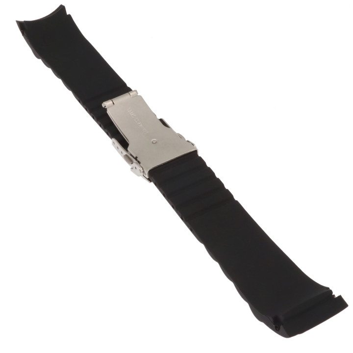 PASEK DO ZEGARKA 22 mm DILOY SBR23.22.1 CZARNY