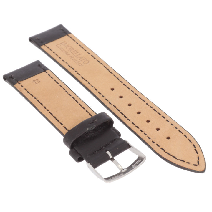 PASEK DO ZEGARKA 20 mm MORELLATO CZARNY