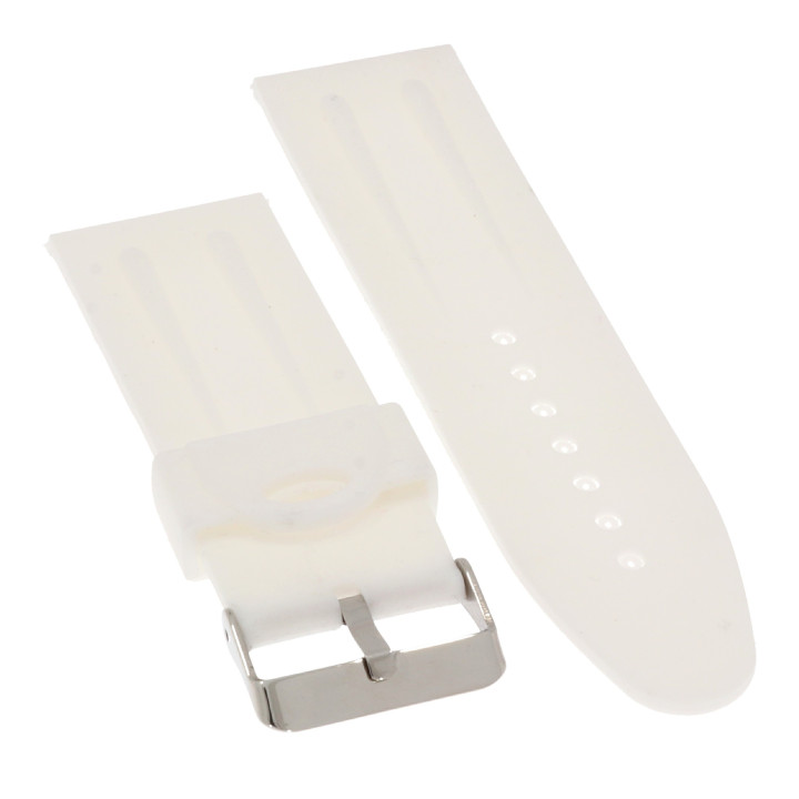PASEK DO ZEGARKA 30 mm DILOY SBR01.30.22 BIAŁY