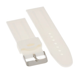 PASEK DO ZEGARKA 26 mm DILOY SBR01.26.22 BIAŁY