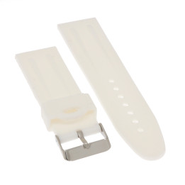 PASEK DO ZEGARKA 24 mm DILOY SBR01.24.22 BIAŁY