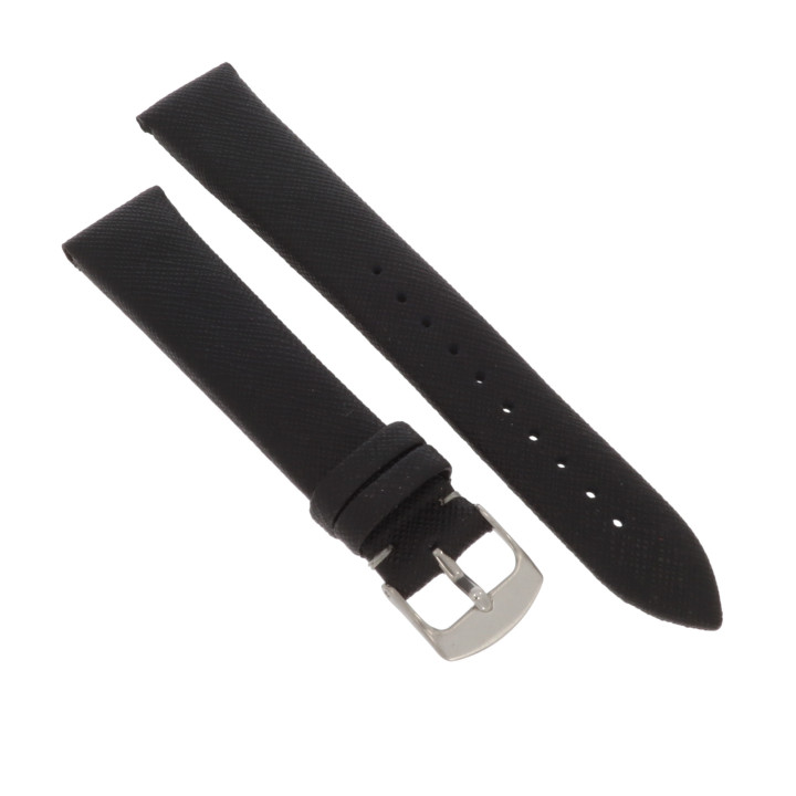 PASEK DO ZEGARKA 18 mm DILOY 411.01.18 CZARNY