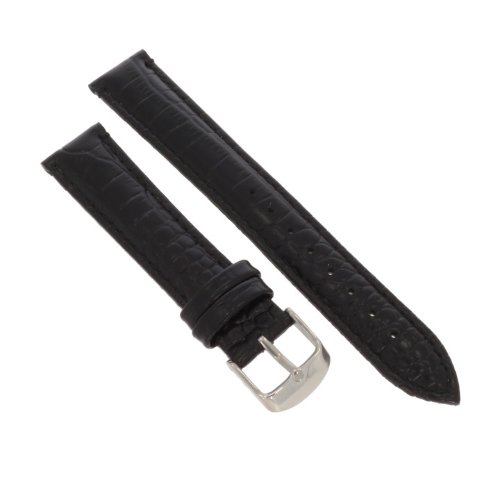 PASEK DO ZEGARKA 18 mm DILOY 412.01.18 CZARNY
