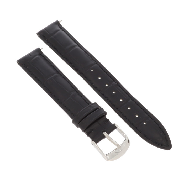 PASEK DO ZEGARKA 18 mm DILOY 424.18.1 CZARNY