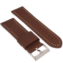 PASEK DO ZEGARKA 24 mm DILOY 384.02.24 BRĄZOWY
