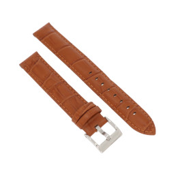 PASEK DO ZEGARKA 18 mm DILOY 368EL.18.3 BRĄZOWY