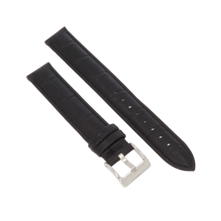 PASEK DO ZEGARKA 18 mm DILOY 368EL.18.1 CZARNY