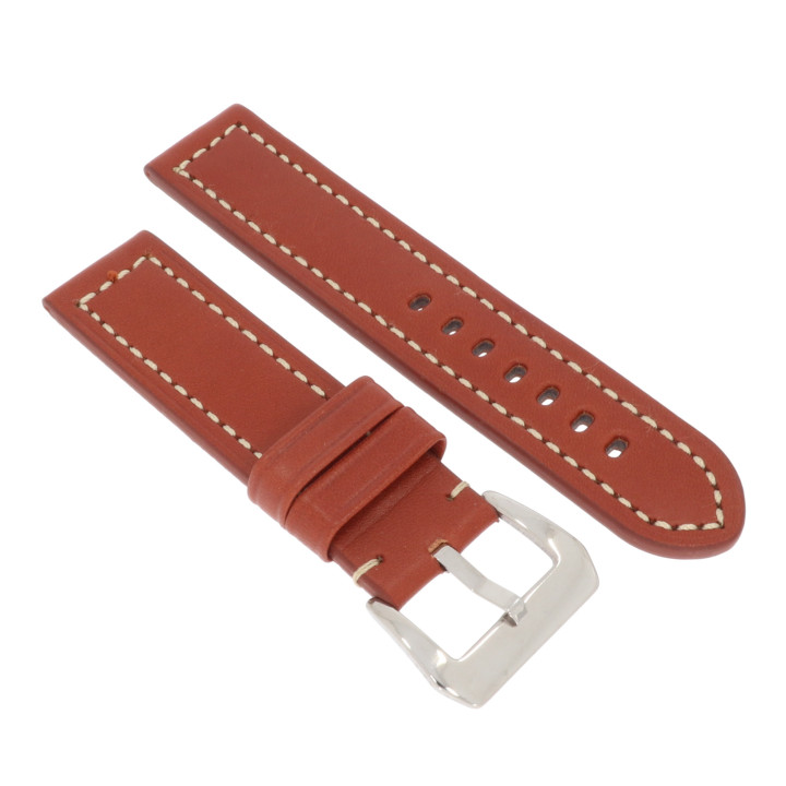 PASEK DO ZEGARKA DILOY 22 mm 371.22.8 BRĄZOWY