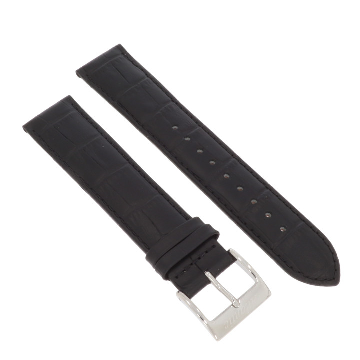 PASEK DO ZEGARKA ATLANTIC CZARNY 22 mm