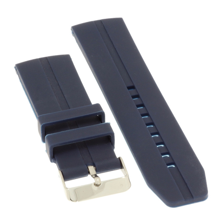 PASEK DO ZEGARKA 24 mm DILOY SBR03.24.5 GRANATOWY