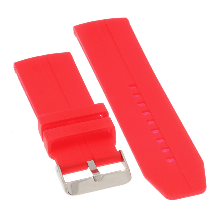 PASEK DO ZEGARKA 28 mm DILOY SBR03.28.6 CZERWONY