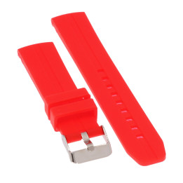 PASEK DO ZEGARKA 20 mm DILOY SBR03.20.6 CZERWONY 1