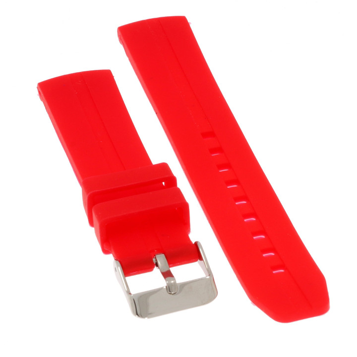 PASEK DO ZEGARKA 20 mm DILOY SBR03.20.6 CZERWONY