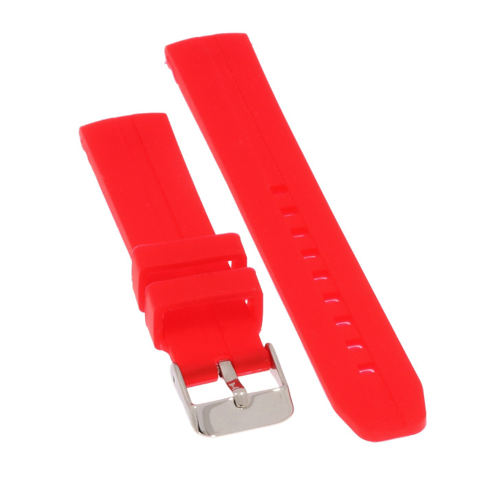 PASEK DO ZEGARKA 18 mm DILOY SBR03.18.6 CZERWONY