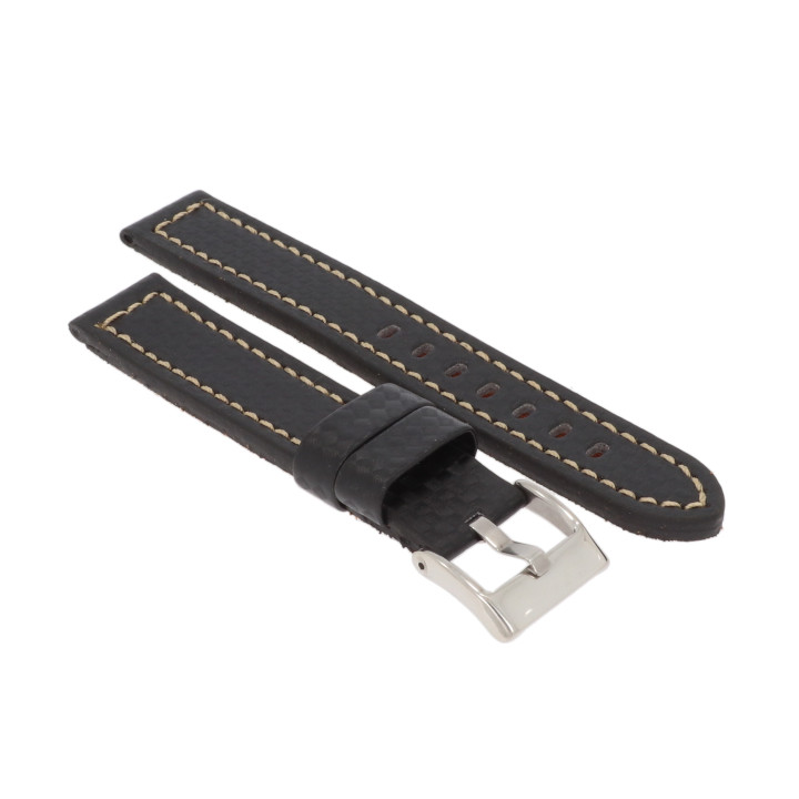 PASEK DO ZEGARKA 18 mm DILOY 382.58.18 CZARNY