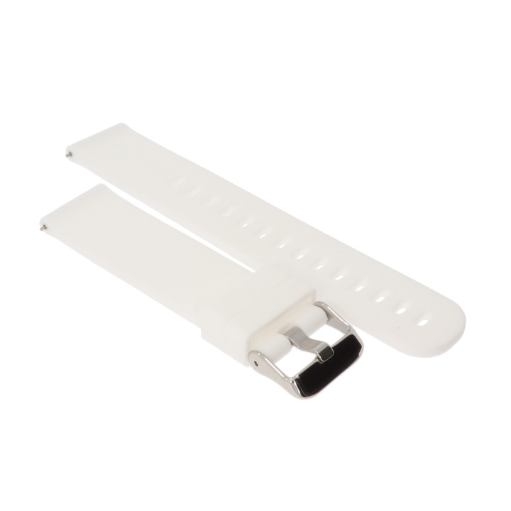 PASEK DO ZEGARKA 20 mm DILOY SBR40.20.22 SILIKON BIAŁY