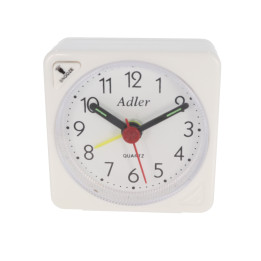 BUDZIK KWARCOWY ADLER RE03 BIAŁY