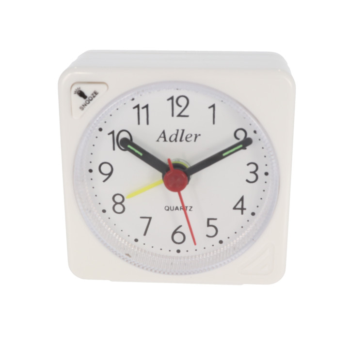 BUDZIK KWARCOWY ADLER RE03 BIAŁY