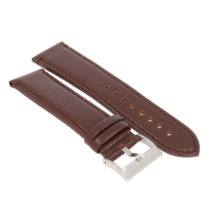 PASEK DO ZEGARKA 24 mm DILOY 401.02.24 BRĄZOWY