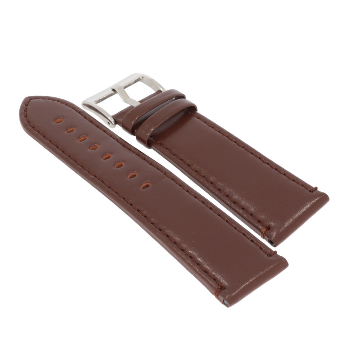 PASEK DO ZEGARKA 24 mm DILOY 401.02.24 BRĄZOWY