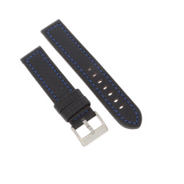 PASEK DO ZEGARKA 20 mm DILOY 382.1.5.20 CZARNY