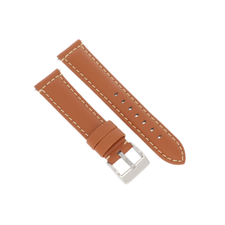 PASEK DO ZEGARKA 20 mm DILOY P354.03.20  BRĄZOWY